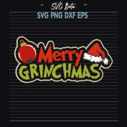 Merry Grinchmas svg cut files for cricut silhouette studio handmade products craft