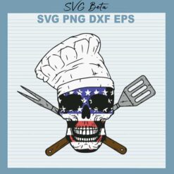 Skull chef svg