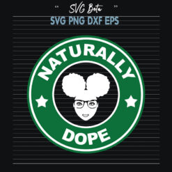 Black afro natural dope svg