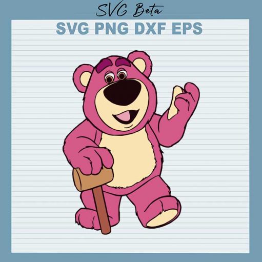 Lotso toy story svg cut files for cricut silhouette studio handmade products craft