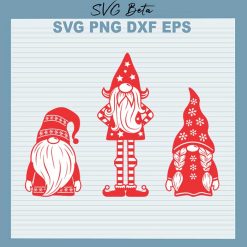 Merry christmas gnome SVG cut file for t shirt craft and handmade craft