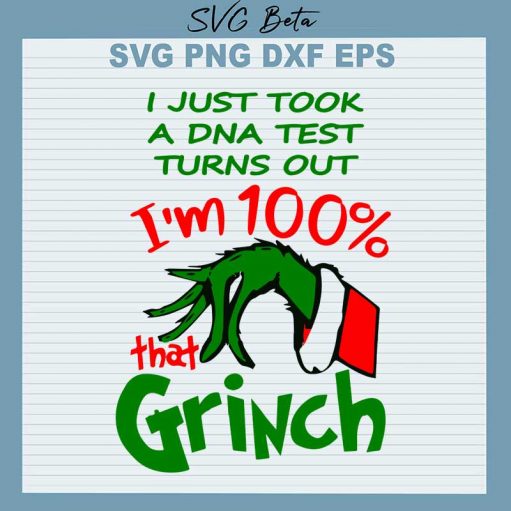 100% That Grinch Svg