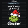 Grinch On Funny Svg