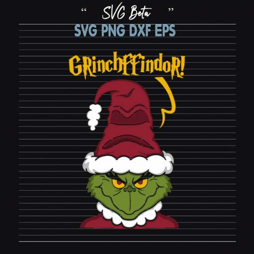 Gryffindor Santa Grinch Christmas svg