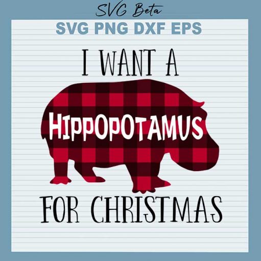 Hippopotamus Christmas