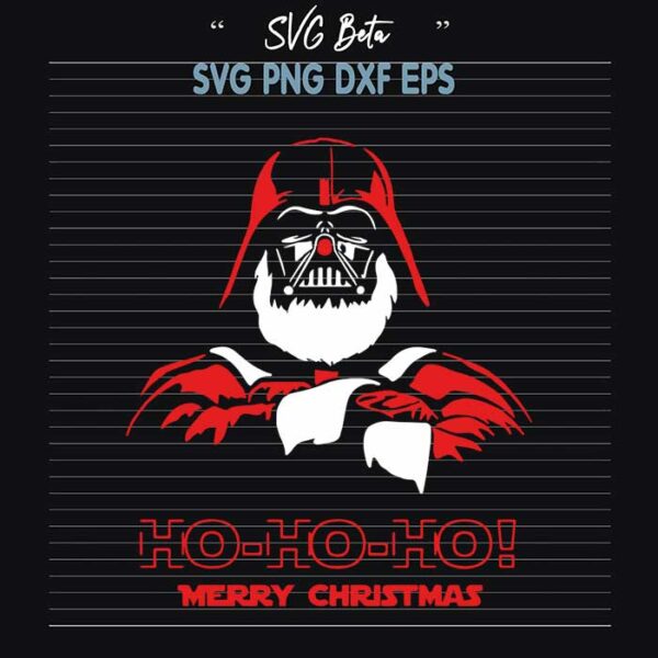 Santa star war hohoho svg
