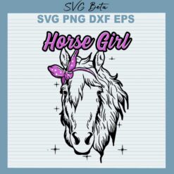 horse girl svg