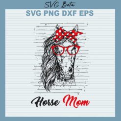Horse mom with bandana svg, Horse mom svg, Mother's day svg