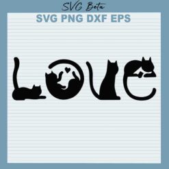 Cats Love svg