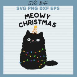 Meowy christmas cat