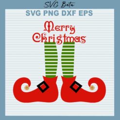 Merry Christmas elf foot