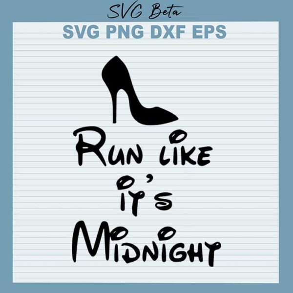 Run like it midnight svg