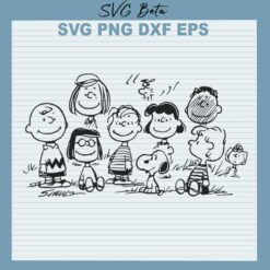 Snoopy characters svg