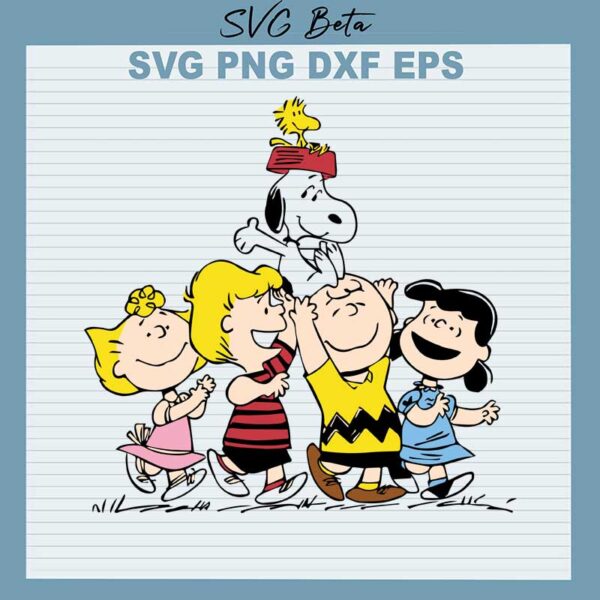Snoopy friends svg