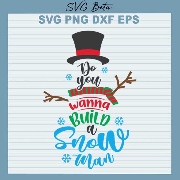 Snowman build svg