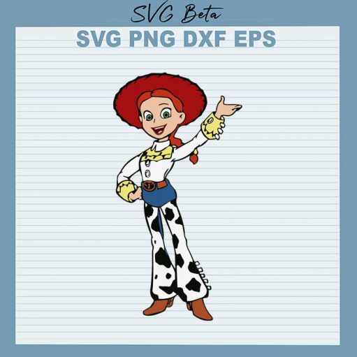 Jessie toy story svg