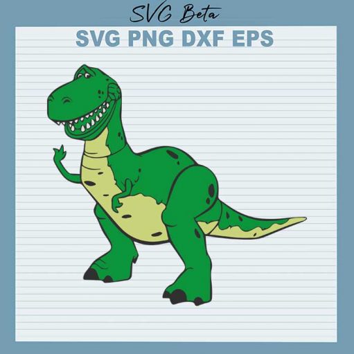 Rex toy story svg