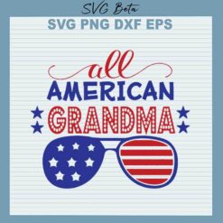 All american Grandma svg