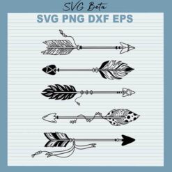 Boho arrow SVG
