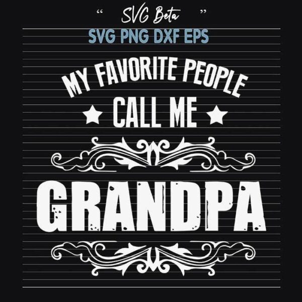 Call me grandpa svg