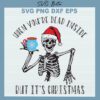 Dead inside but its christmas SVG