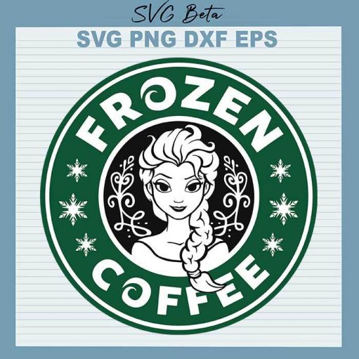 Frozen Coffee Svg