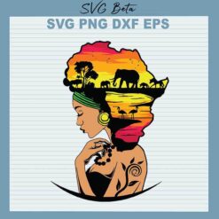 Afro Girl svg