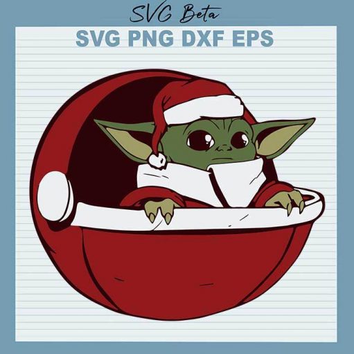 Baby Yoda In Crib Svg