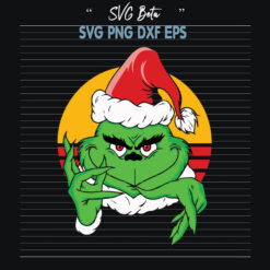 Grinch vintage svg