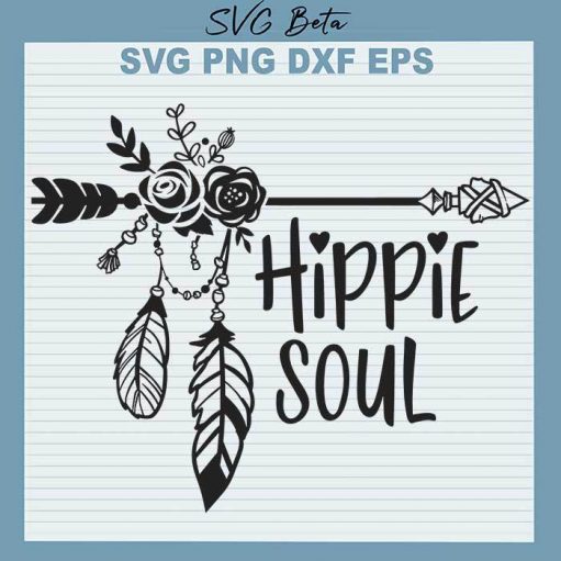 Hippie Soul Arrow Svg