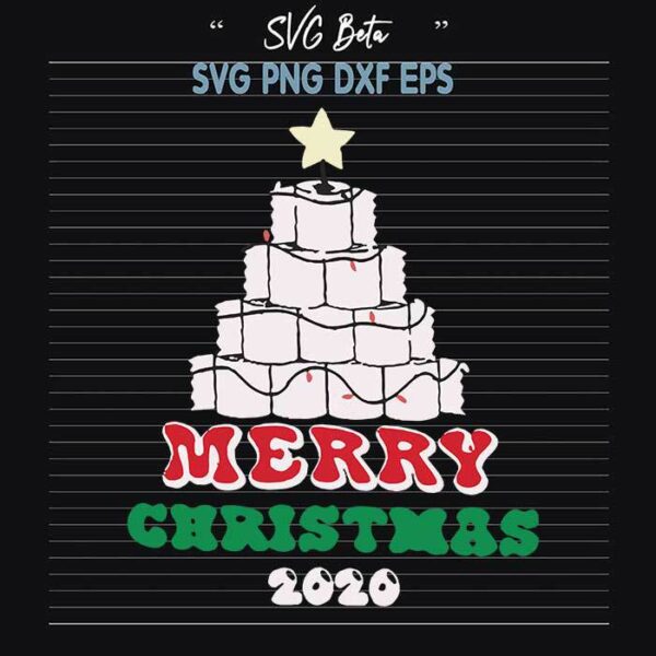 Merry christmas toilet paper svg