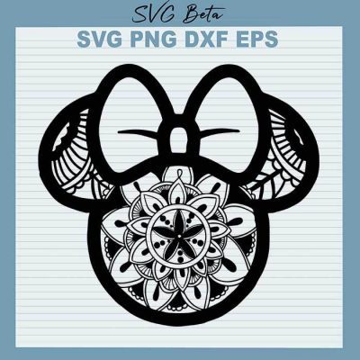 Disney mickey mandala SVG cut files for handmade products