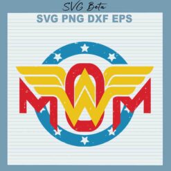 Mom wonder woman svg
