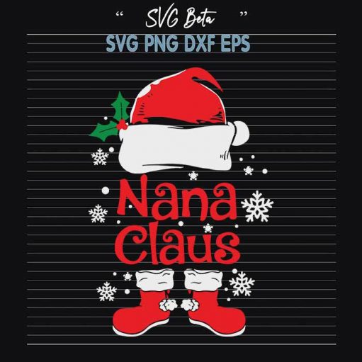 Nana Claus Svg