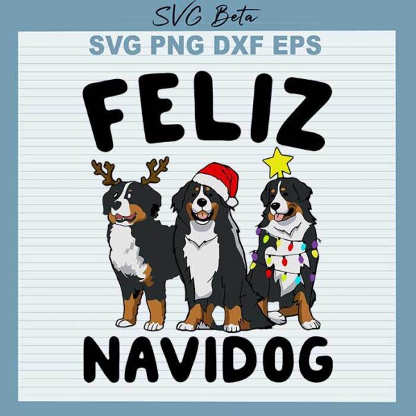 Navidog christmas svg