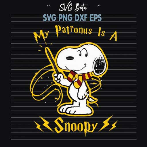 My patronus is snoopy svg