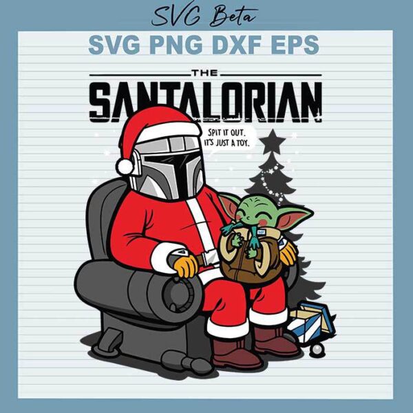 The Santalorian Star wars SVG cut files for handmade cricut and silhouette studio craft