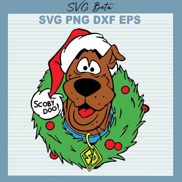 Scooby Doo christmas svg