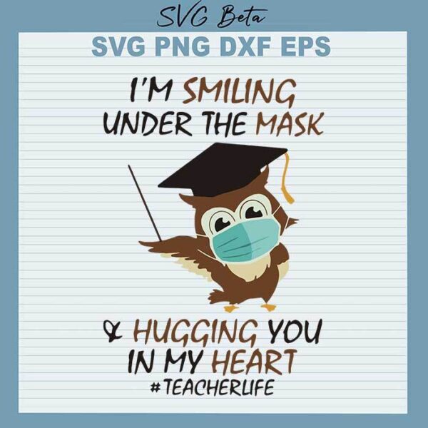 Smiling under the mask svg