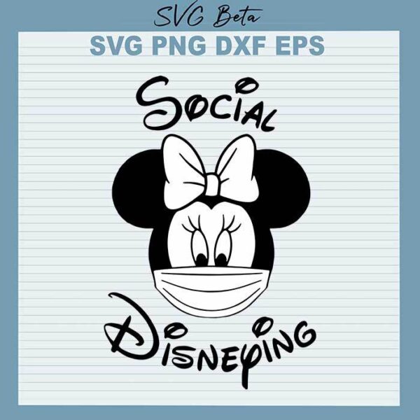 Mickey Social disneying svg