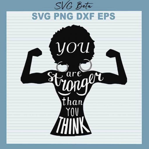 Strong black woman afro svg