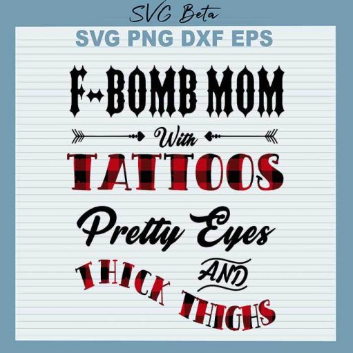 F bomb mom tattoo svg