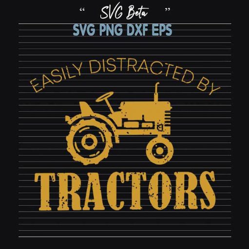 Tractor SVG cut files for handmade cricut and silhouette studio craft