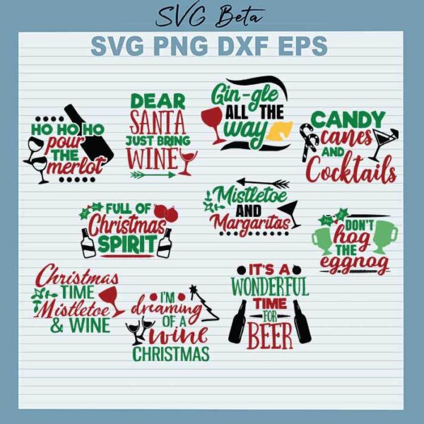 Christmas Bundle quotes SVG