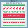 Ugly Sweater Christmas Svg