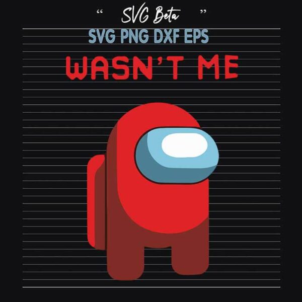 Among us wasn't me SVG