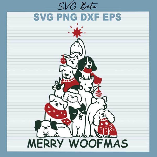 Merry woofmas svg
