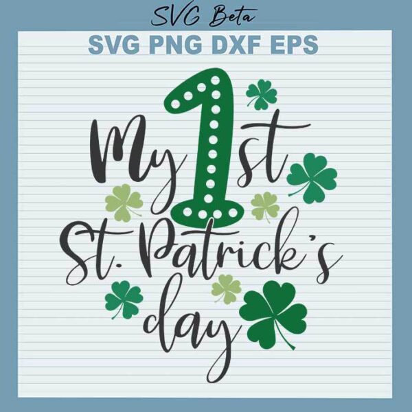 My 1st St Patricks Day svg