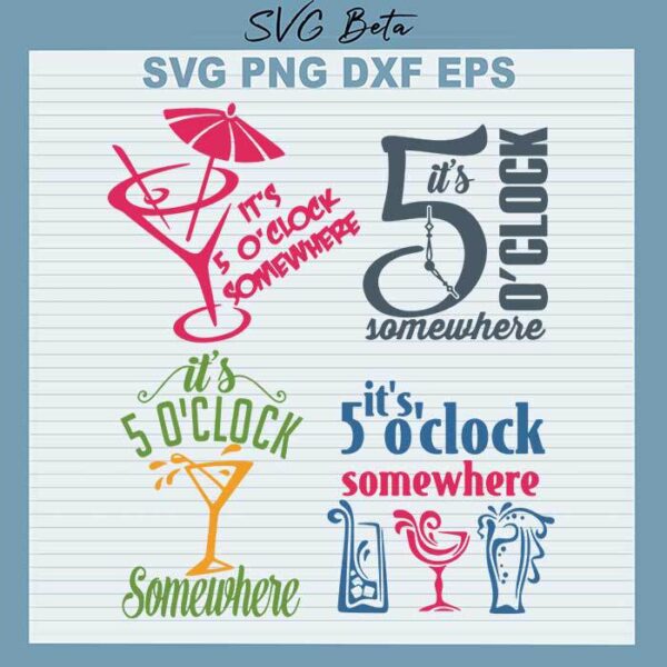 Its 5 oclock somewhere svg
