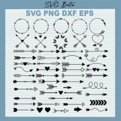 Arrow boho bundle svg
